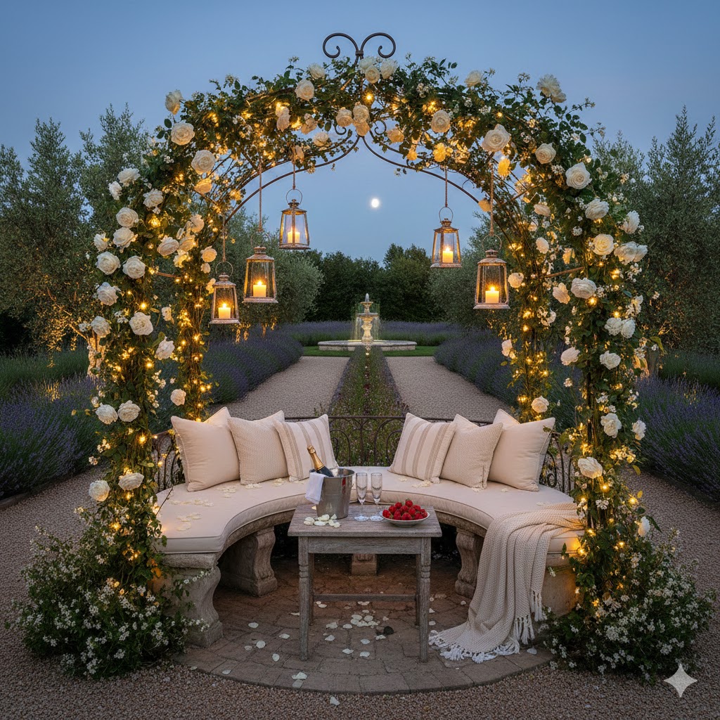 Romantische Tuin decoratie